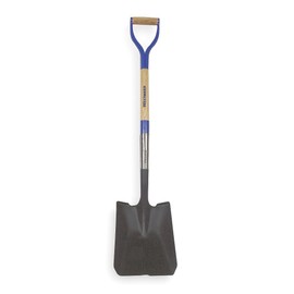 Square Point Shovel, 30 in. Handle, 14 ga.