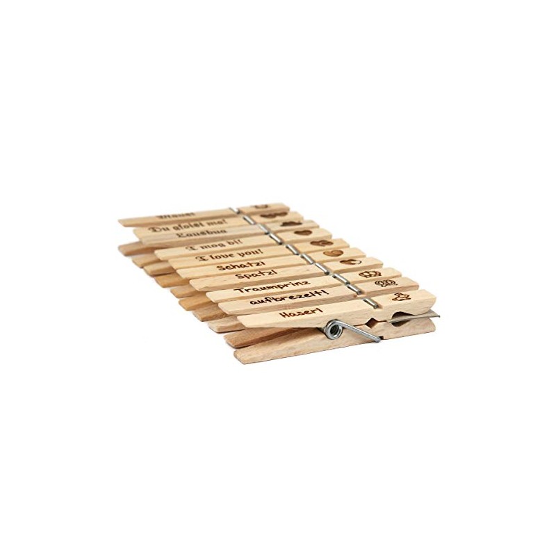 SNEG Oktoberfest Glubbal Clothes Pegs with Engraving and Motif for