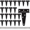 GBACHOOSE 22 Pack T Strap Hinges 3 Inch Heavy Duty