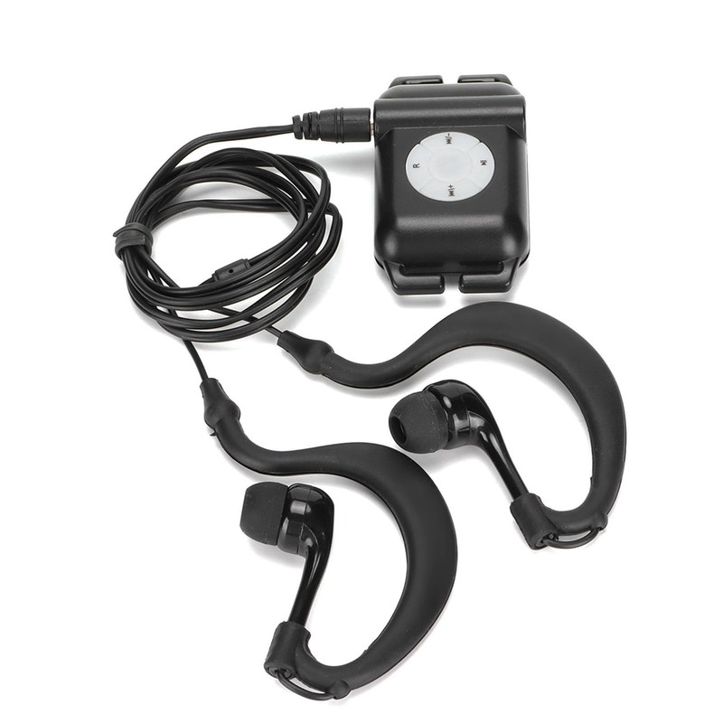 Jerys Reproductor de MP3, Portátil, Impermeable IPX8, 4 GB, Negro,