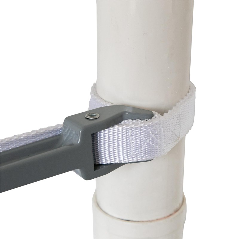 HOMEGOAL 12 Inch Handle Strap Wrench, Adjustable Anti-sliding Pipe Wrench,