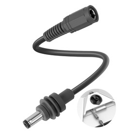 Starlink Mini DC5521 Extension Cable 7-inch, Power Converter Adapter, Female to Male Plug, Replacement Accessories,Compatible with Starlink Mini Pipe Adapter & Original Power Cable