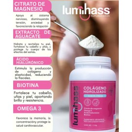 Colágeno Lumihass 3 Pzas Arándano Y Fresa | Omega 3 +biotina