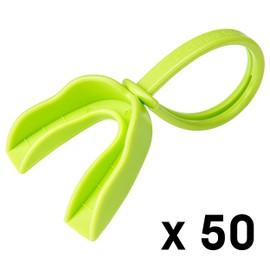 CHAMPRO Mouthguard with Strap, Adult, Neon Green