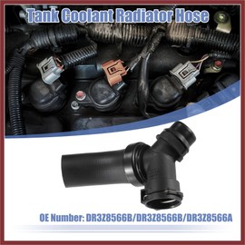 HEROFFIX Heater Hose Radiator Expansion Tank Pipe Fit for Ford F-150 2011-2019 No.DR3Z8566B/DR3Z8566A - Pack of 1 Replace Parts