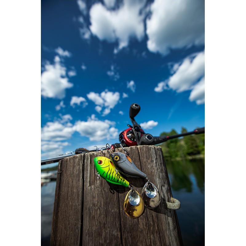 Berkley Pulse Spintail XL Fishing Lure, Double Blade Spinner Bait