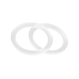 Hihaha 2Pcs for 3.5 Inch Car Speaker Spacer Ring Mounting Spacer Plate Transparent Acrylic 78mm ID Durable Material