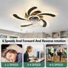 Ruibutrade Low Profile Ceiling Fan with Remote &APP Control, Quiet