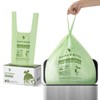 SUPERBIO 13 Gallon Handle Tie Compostable Food Waste Bags, 30