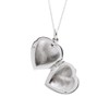 Silverly Women's 925 Sterling Silver Large Heart Locket Chain Necklace,