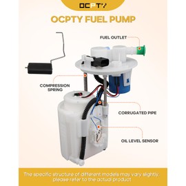 OCPTY Fuel Pump Electric Module Assembly Replacement for 2014-2016 for Hyundai Elantra 2.0L 2014-2017 for Hyundai Elantra GT 2.0L