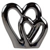 SIL Interiors Silver Double Heart Ornament