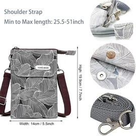 Handytasche Zum Umhängen, Handytasche zum Umhängen Damen, Mini Handy Umhängetasche, Leichte Kompakte Crossbody Umhängetasche Mit Schultergurt, für Alltag Shopping Reisen, Schwarz