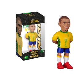 MINIX - Football Legends - Coppa del Mondo di Leggende #119 - Brasile - Roberto Carlos - Personaggio da collezione 12 cm