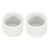 PATIKIL 3/4" PVC Pipe End Cap Fitting, 2 Pack Furniture