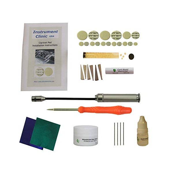 Instrument Clinic Clarinet Pad Kit, with Instructions, Universal