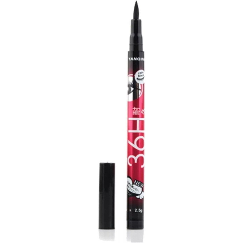 Huxia Beauty Delineador Tipo Plumon Para Ojos Negro Larga Duracion