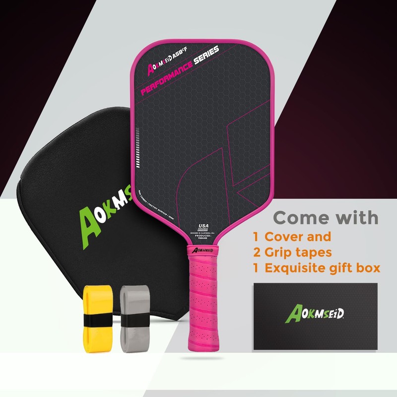 AKS Performance Series Pickleball Paddles - Toray T700 Raw Carbon
