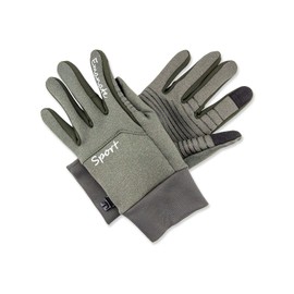 YAOSP Sport Athletic Gloves, Navy Blue and Light Blue, Breathable Design with Touch Screen Function (Green, Large)