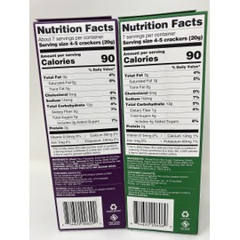 Olinas Bakehouse Seeded Artisan Crisps Cracker Variety Pack | Fig And Almond | Cashew And Rosemary Bundle with Kokobunch kit 5.3oz 2 Pack