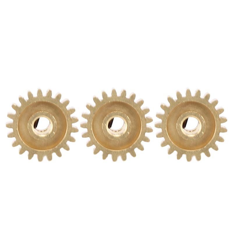 3Pcs RC Car Gear Copper M0.6 3.175mm Diameter Remote Control