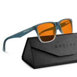 ANYLUV Blue Light Glasses for Men & Women, Stylish Blue Light Blocking Glasses, UV400 Protection & Anti Eyestrain Eyewear