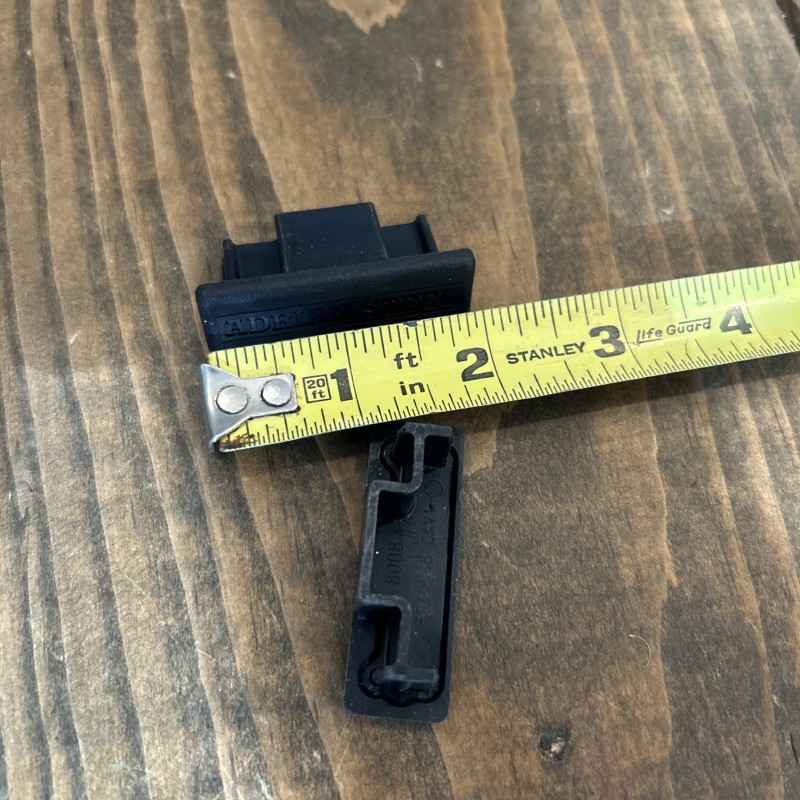 Adrian Steel Mounting rail end caps pk of 2. New