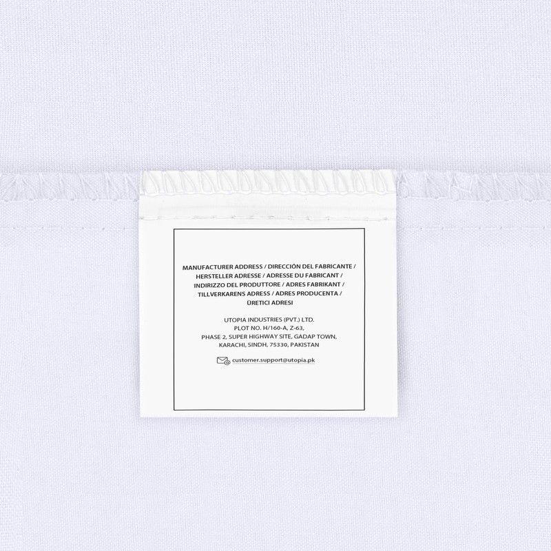 Utopia Bedding Fitted Sheet Double, White - Deep Pocket 14
