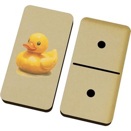 Azeeda 'Rubber Duckie' Domino Set & Box (DM00048134)