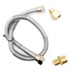 Meter Star Propane fire Pit Whistle Free Gas Flex Line