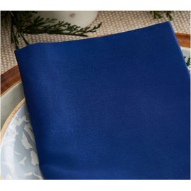TARAN LIVING - Servilleta de regalo de Pascua, ultra suave, duradera, lavable, con esquinas ingletadas, de algodón, reutilizable, ideal para regalo para todas las ocasiones, color azul marino, juego