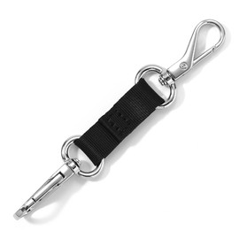 1 Piece Double Ended Backup Safety Clip for Small Dogs,Lightweight Dog Collar to Vests Connector 5''