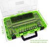YOUGFIN Screwdriver Bit Set 142 Pieces, Chrome Vanadium Steel Driver