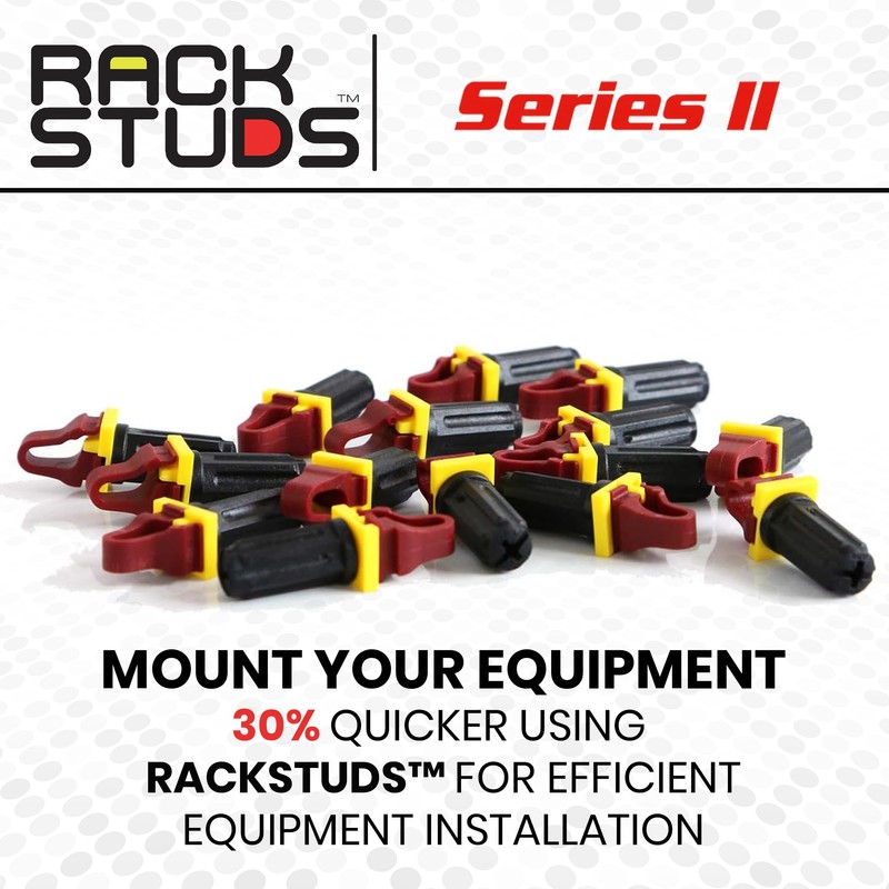 Rackstuds R100 Rack Mount Solution II - Hardware Nuts &
