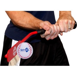 Insider Bat Size 7 and Soft Hit Ball Complete Baseball Softball Batting Practice Kit (1 Bat & 3 Balls)