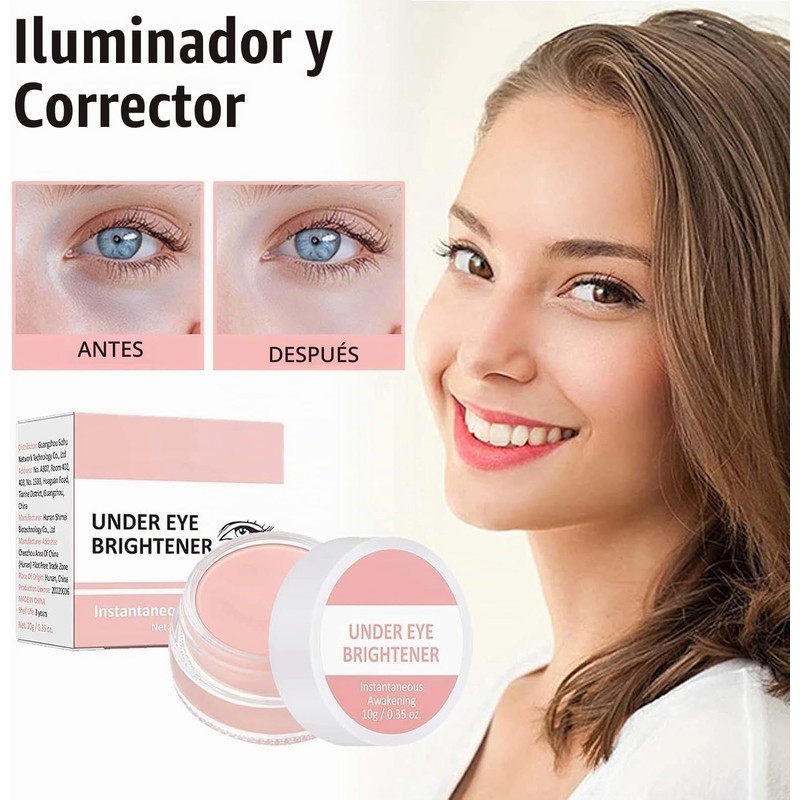 Abrillantador Debajo de Los Ojos, Corrector Iluminador Debajo De Los