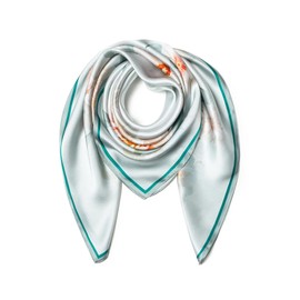 100% Mulberry Silk Scarf 57" Large Square Lightweight Scarf - Women's Silk Shawl -Silk Headband With Gift Packed