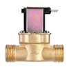 Odorkle 1/2" DC 24V Brass Normally Closed Solenoid Valve, Water