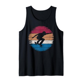 Cool Skateboard Art for Men Women Skateboarding Skateboarder Tank Top