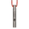 Light Titanium Emergency Whistle with Cord Outdoor Survival Camping Hiking