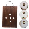 SUPVOX Hanging Wooden Plaque for Plant Display Rustic Decor Sign
