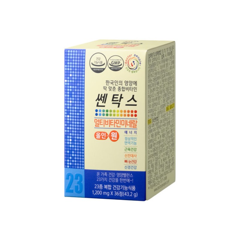 Dr. People 쎈탁스 올인원 멀티비타민 36정(PTP) 3박스 Scentax All-in-One Multivitamin