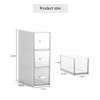 Tea Box with 3 Drawers, Tea Boxes for Tea Bags,