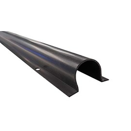 1" Wire Guard Raceway - 5 Ft Length - Color: Black