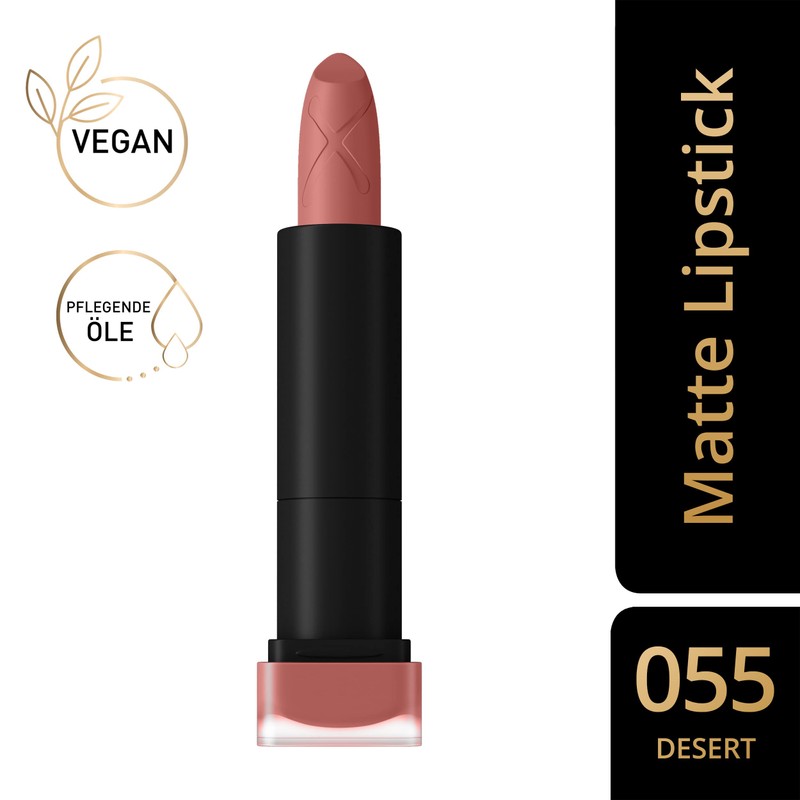 Max Factor Velvet Matte Lipstick Desert 55 - Long Lasting