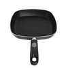 Mirro Get A Grip Square Grill Pan, 10-Inch, Black