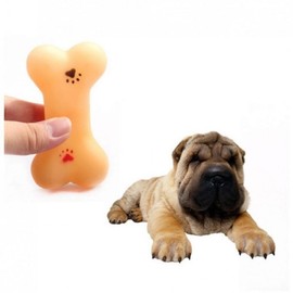 Soft Bone-Shaped Dog Chew Toy Pet Chew BL05589 100ea