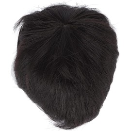 Tupé Barato para Postizos para Hombres, tupé de Fibra de Alta Temperatura, Ideal para Halloween, Cosplay y Uso