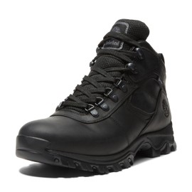 Timberland Men's Mt. Maddsen Waterproof Mid Hiking Boot, Black-2024 New, 13