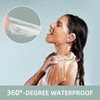 100 pcs Disposable Ear Covers for Shower, Clear Waterproof Ear